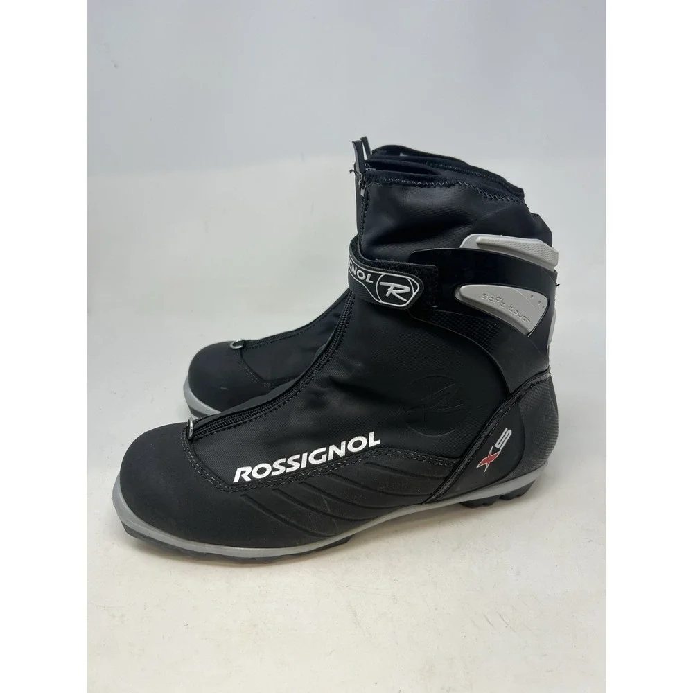 Rossignol X5 Nordic Cross Country Ski Boots Mens 11 - 11.5 EU45 Black Soft Touch